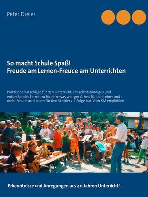 cover image of So macht Schule Spaß! Freude am Lernen-Freude am Unterrichten